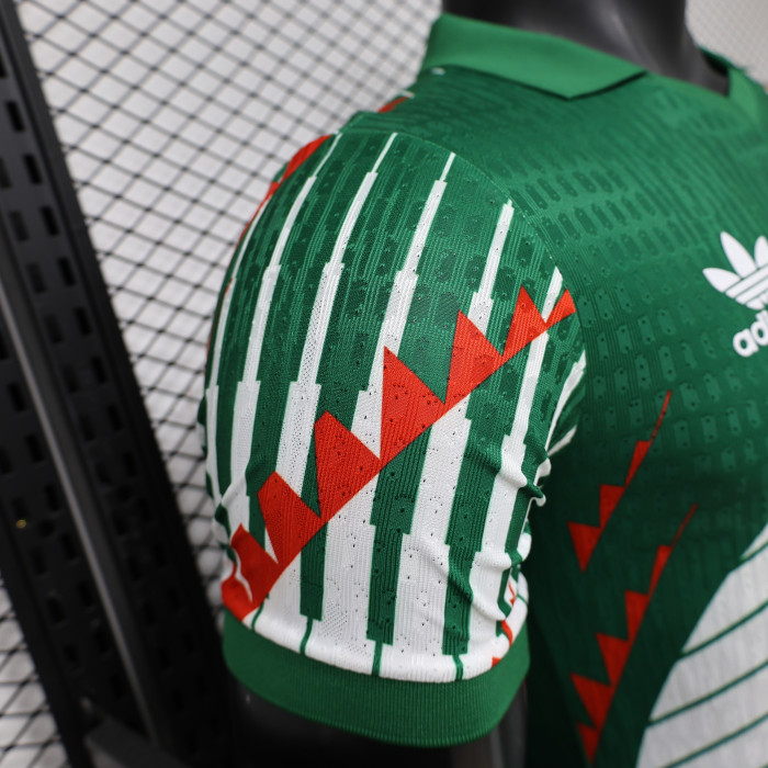 Player Version 2026 Mexico Green/White Soccer Jersey Football Shirt