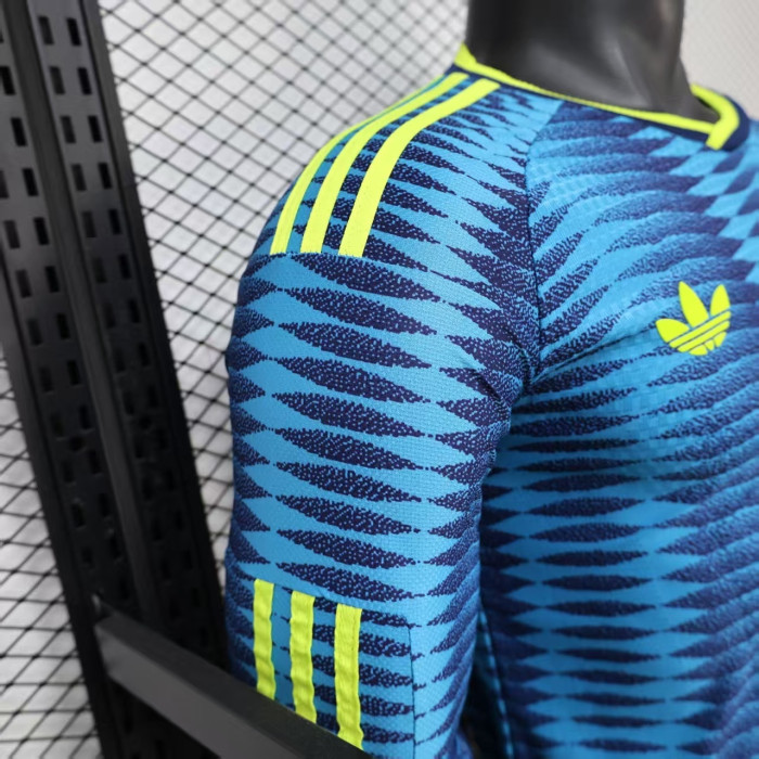Long Sleeve Player Version 2026 Colombia Away Soccer Jersey Camisetas de Futbol