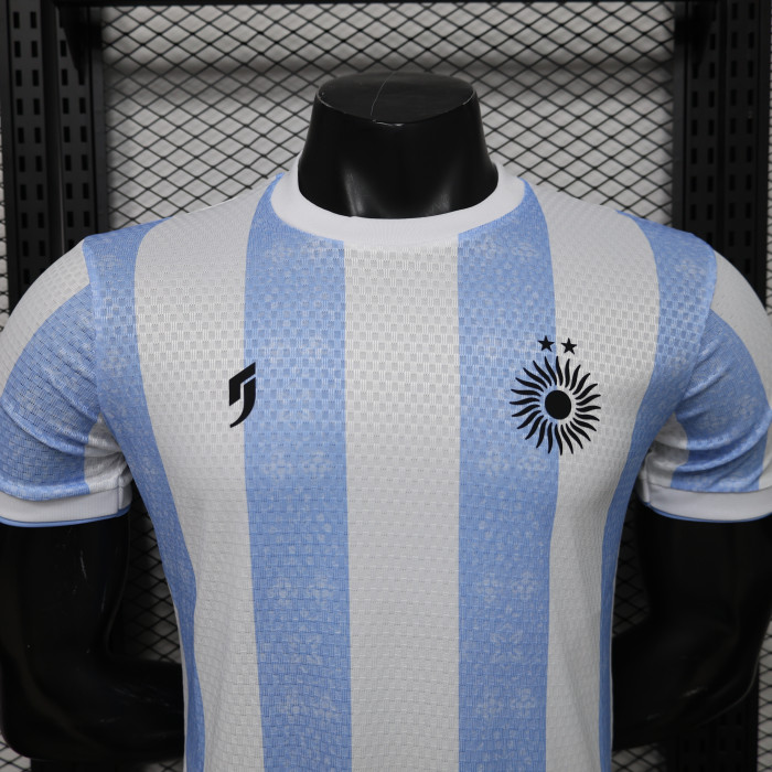 Player Version 2026 Argentina Blue/White Maradona Version Soccer Training Jersey Camisetas de Futbol