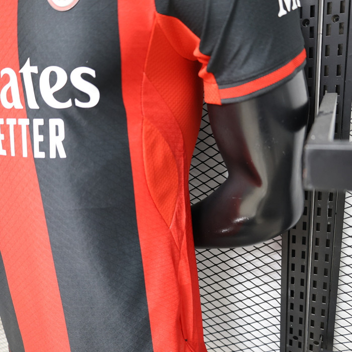 Player Version 2026-2027 AC Milan Home Soccer Jersey AC Football Shirt