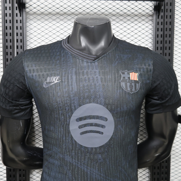 Barca Camisetas de Futbol Player Version 2026-2027 Barcelona Black Special Edition Soccer Jersey