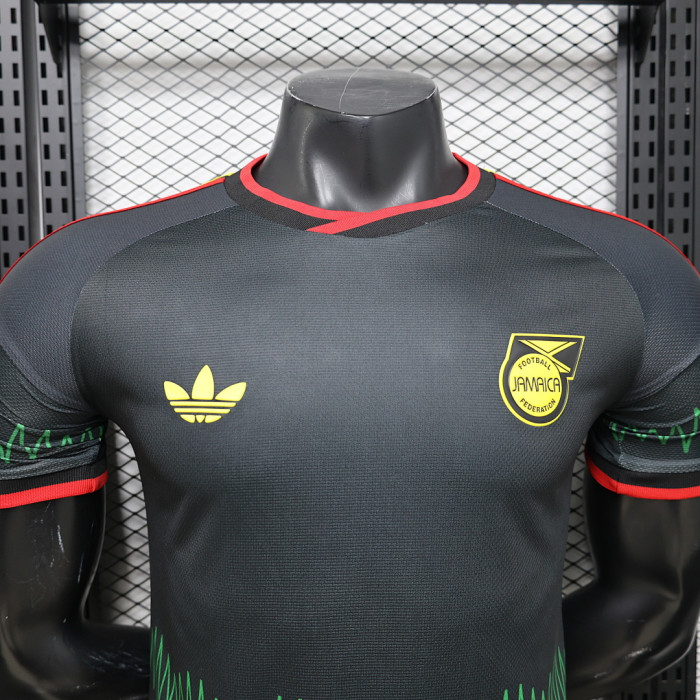Player Version 2026 Jamaica Away Black Soccer Jersey Football Shirt