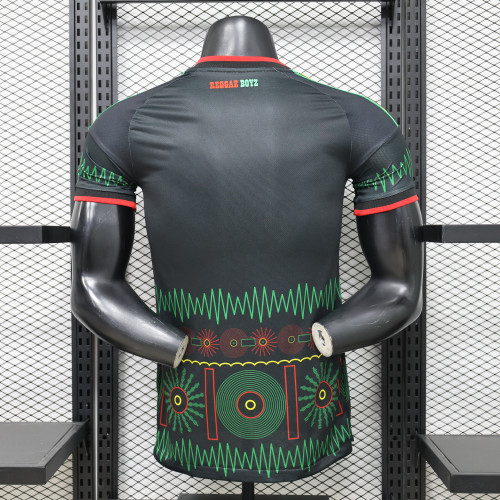 Player Version 2026 Jamaica Away Black Soccer Jersey Football Shirt