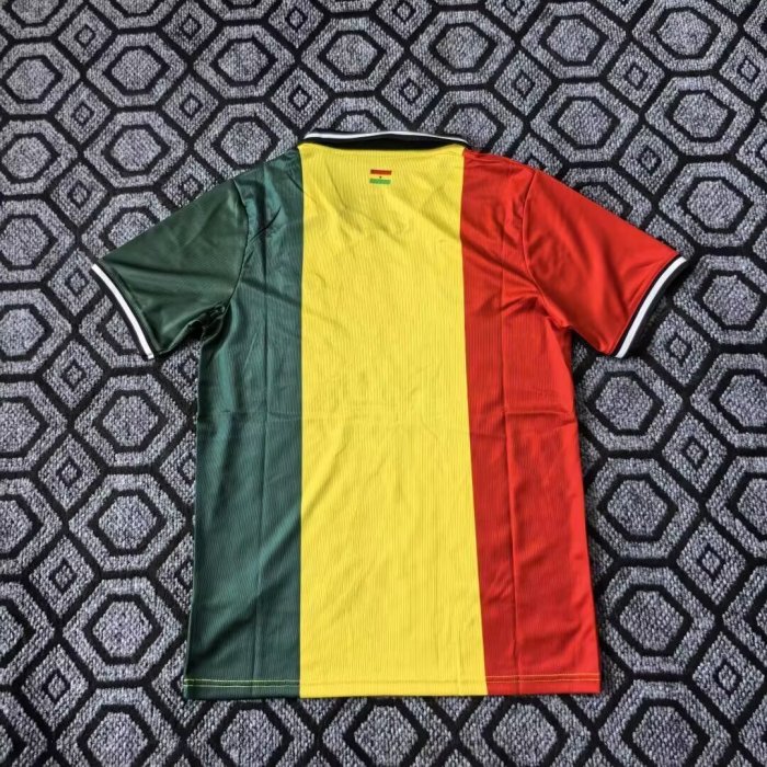 Fan Version 2026 Ghana Red/Yellow/Green Special Edition Soccer Jersey Football Shirt