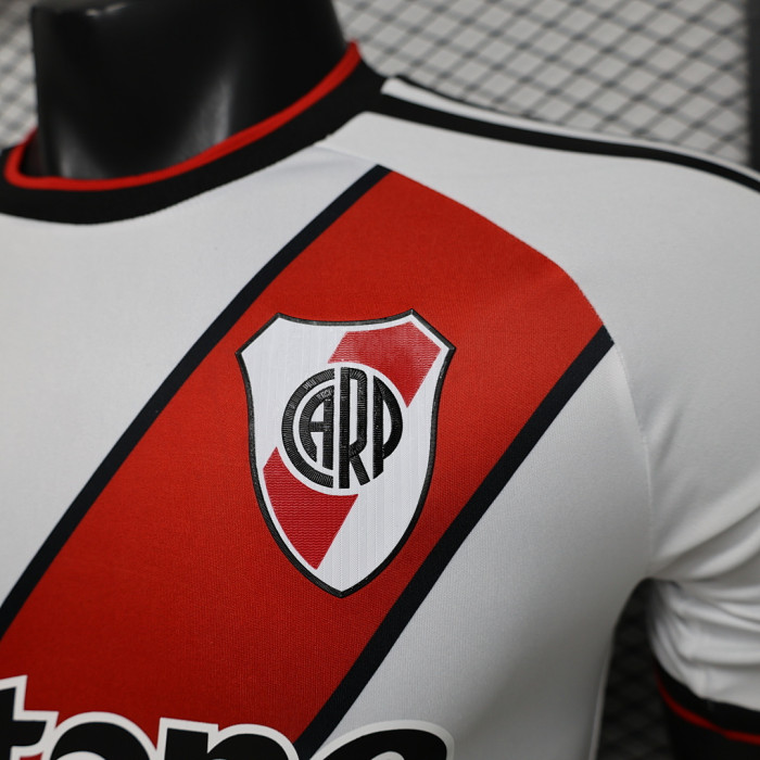 with Sponor Logo Player Version 2026-2027 River Plate Home Soccer Jersey Football Shirt