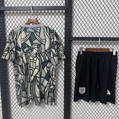 Adult Uniform 2026 England Special Edition Soccer Jersey Shorts Football Set