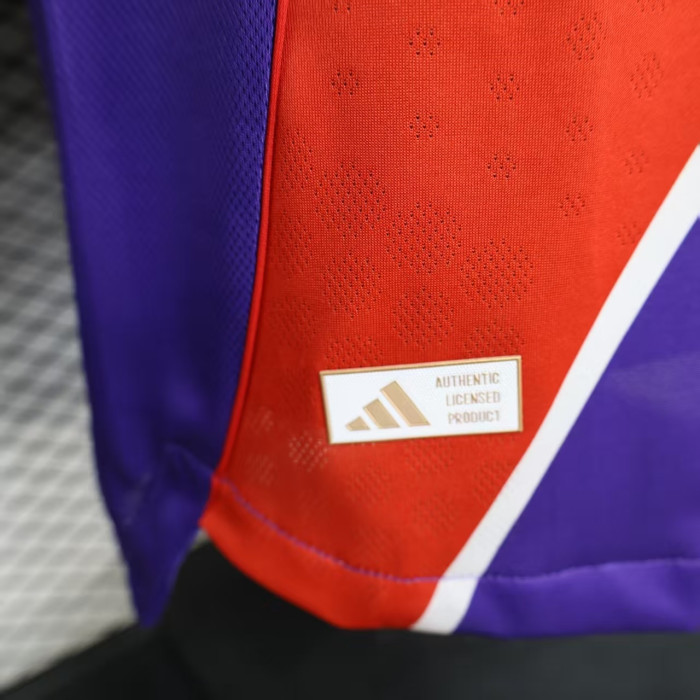 with Sponor Logo Player Version 2025-2026 River Plate Third Away Purple Soccer Jersey Football Shirt