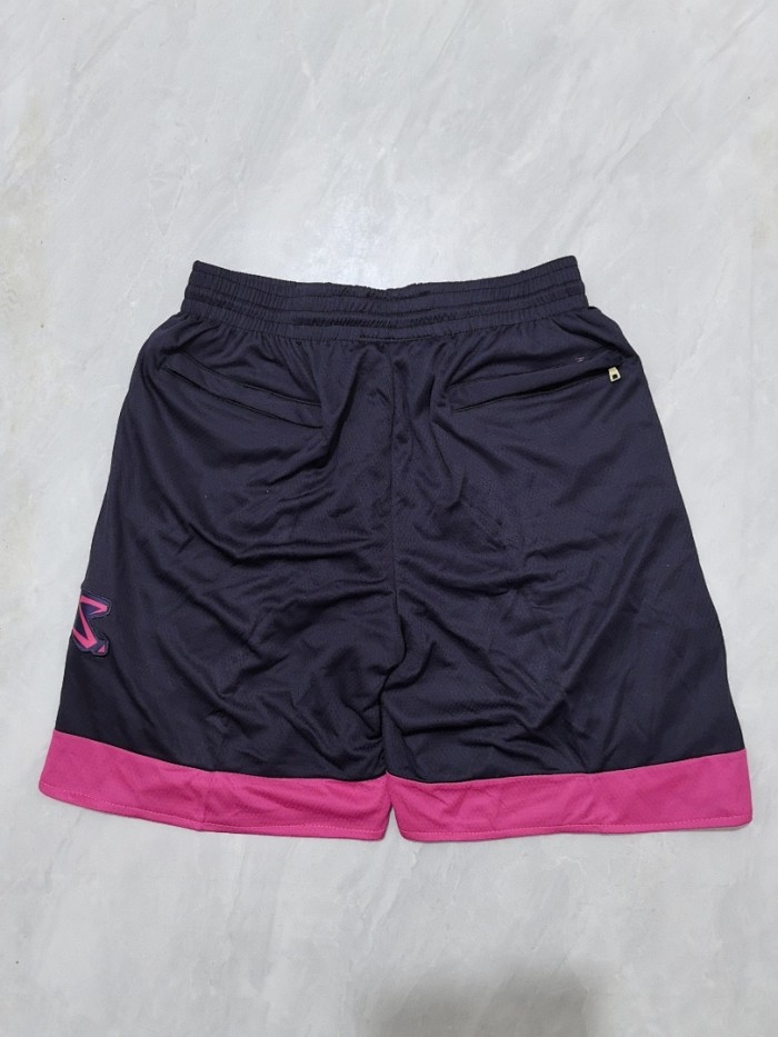 with Pocket 2026 City Edition Minnesota Timberwolves Purple NBA Shorts Basketball Pant