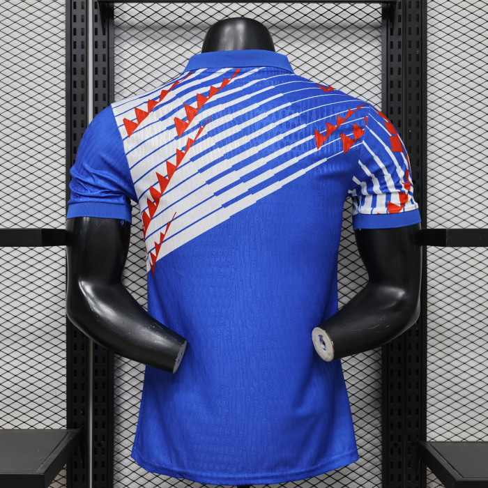 Player Version 2026 Japan Blue/White Soccer Jersey Football Shirt