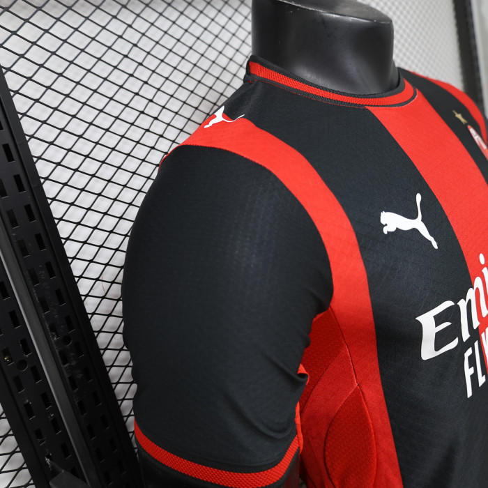 Player Version 2026-2027 AC Milan Home Soccer Jersey AC Football Shirt