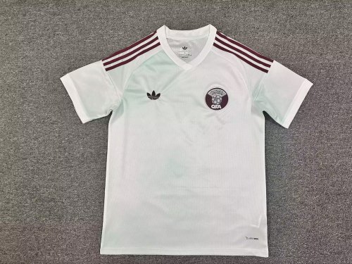 Fan Version 2026 Qatar Away White Soccer Jersey Football Shirt