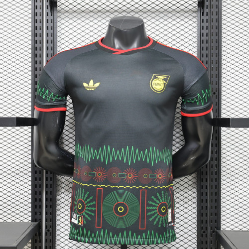 Player Version 2026 Jamaica Away Black Soccer Jersey Football Shirt