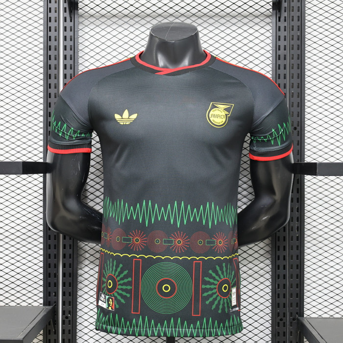 Player Version 2026 Jamaica Away Black Soccer Jersey Football Shirt