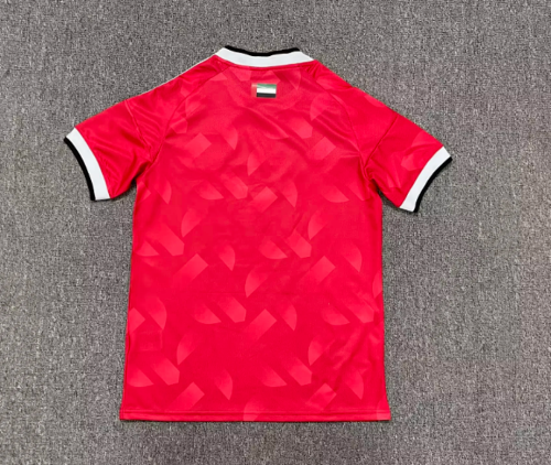 Fans Version 2026 United Arab Emirates Away Red Soccer Jersey UAE Football Shirt