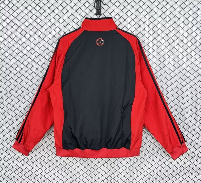 Retro Jacket 2006-2007 AC MILAN Red/Black Soccer Windbreaker Jacket Football Jacket