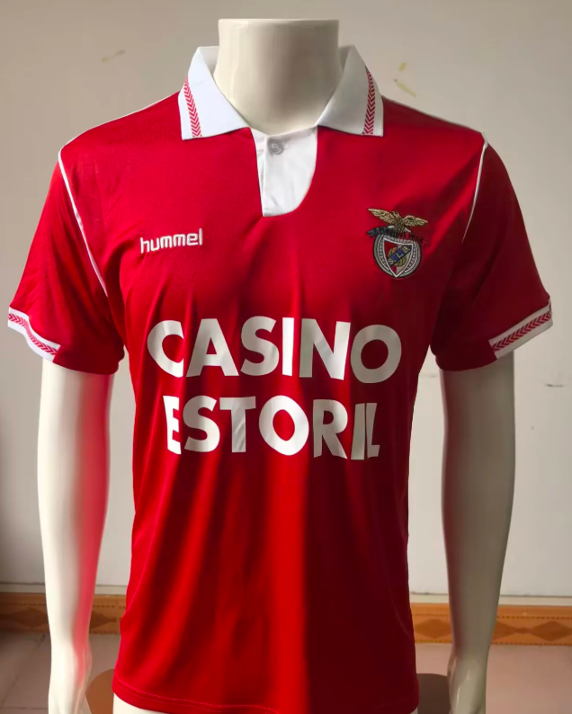 Retro Jersey 1992-1993 SL Benfica Home Soccer Jersey Vintage Football Shirt