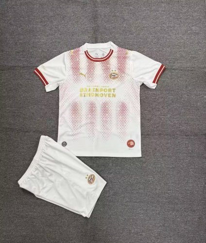 Youth Uniform Kids Kit 2026-2027 PSV Eindhoven Special Edition Soccer Jersey Shorts Child Football Set