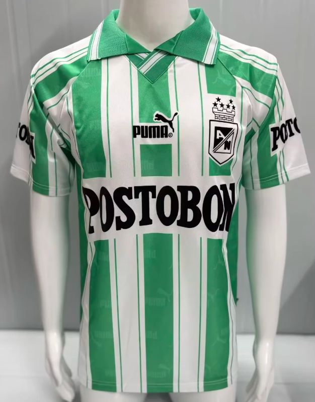 Retro Jersey 1997-1998 Atletico Nacional de Medellin Home Soccer Jersey Vintage Football Shirt