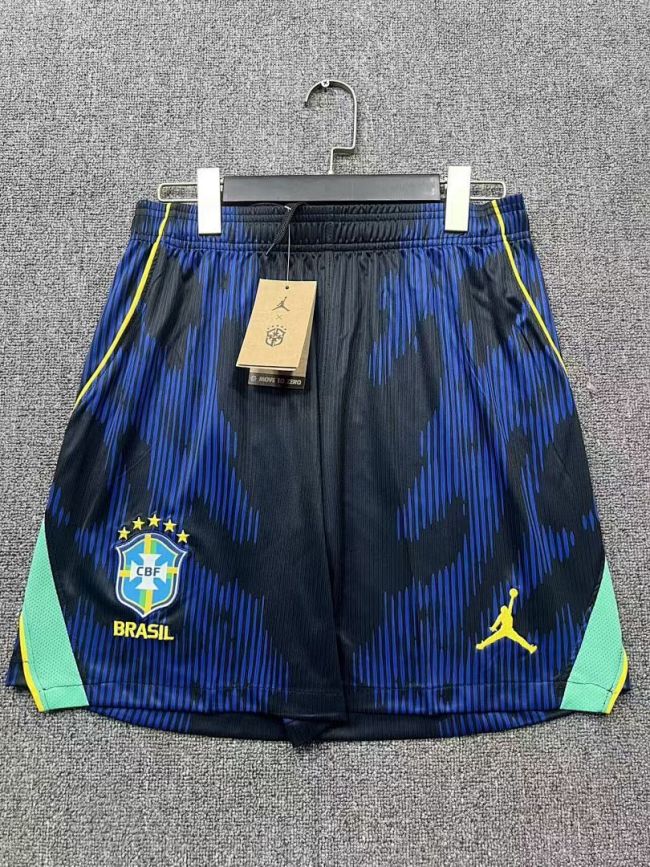 Fan Version 2026 Brazil Away Soccer Shorts Football Shorts