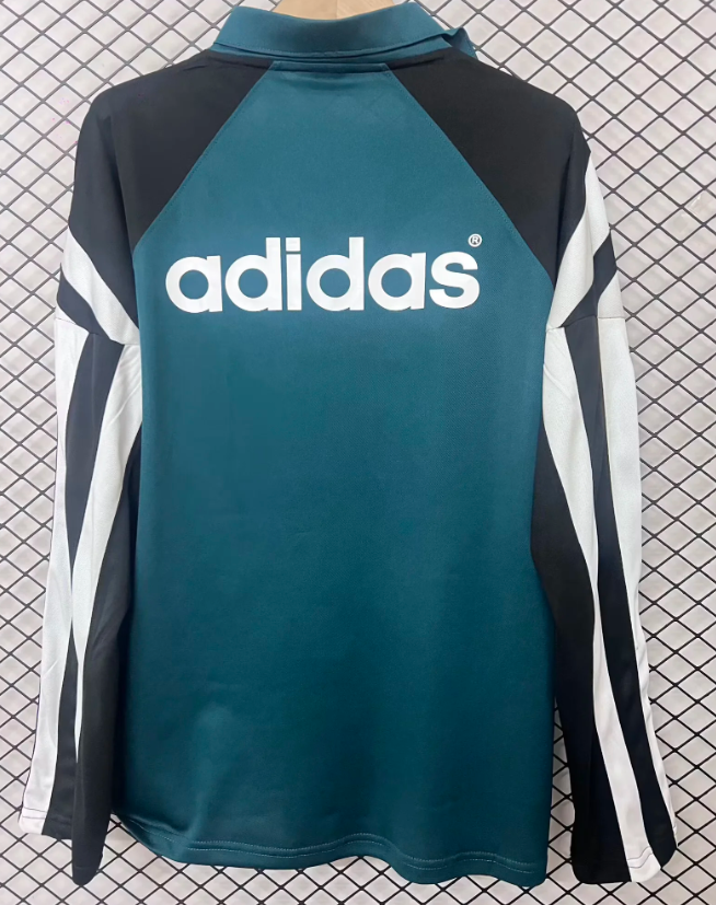 Retro Sweater 1995 Long Sleeve Liverpool Green/Black Soccer Training Sweater