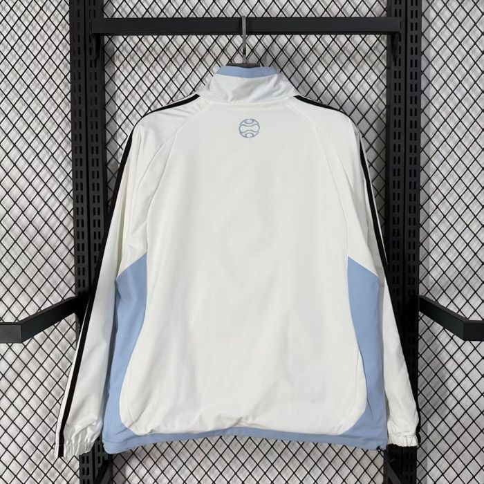 2026-2027 Argentina White Soccer Windbreaker Jacket Football Jacket