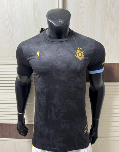 Player Version 2026 Argentina Goat Black Soccer Jersey Camisetas de Futbol