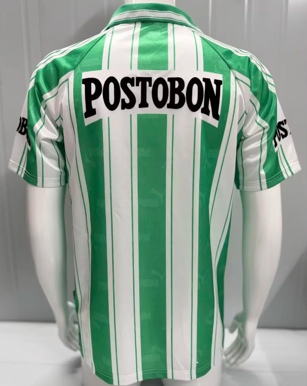 Retro Jersey 1997-1998 Atletico Nacional de Medellin Home Soccer Jersey Vintage Football Shirt