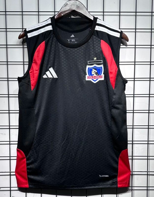 Fan Version 2026-2027 Colo-Colo Black Soccer Vest Football Shirt