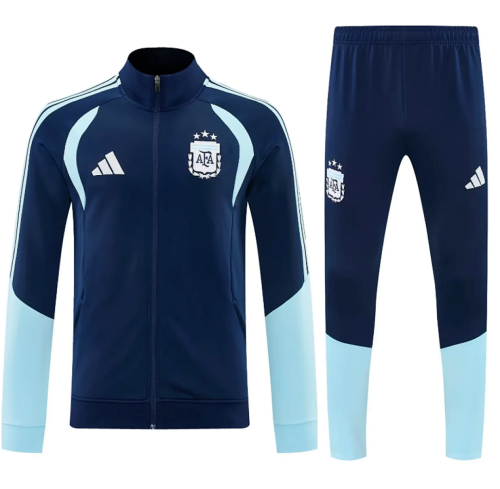 2026 Argentina Dark Blue Windbreaker Jacket Football Jacket and Pants