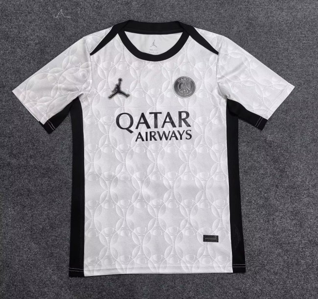 Fan Version 2026-2027 PSG White Soccer Training Jersey Paris Football Maillot