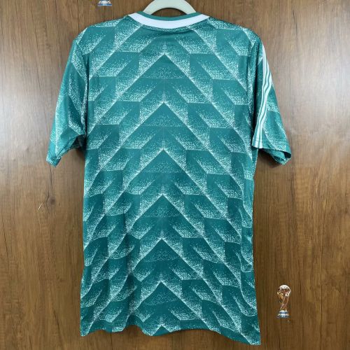 Retro Jersey 1990 Germany Green Vintage Soccer Jersey Football Shirt