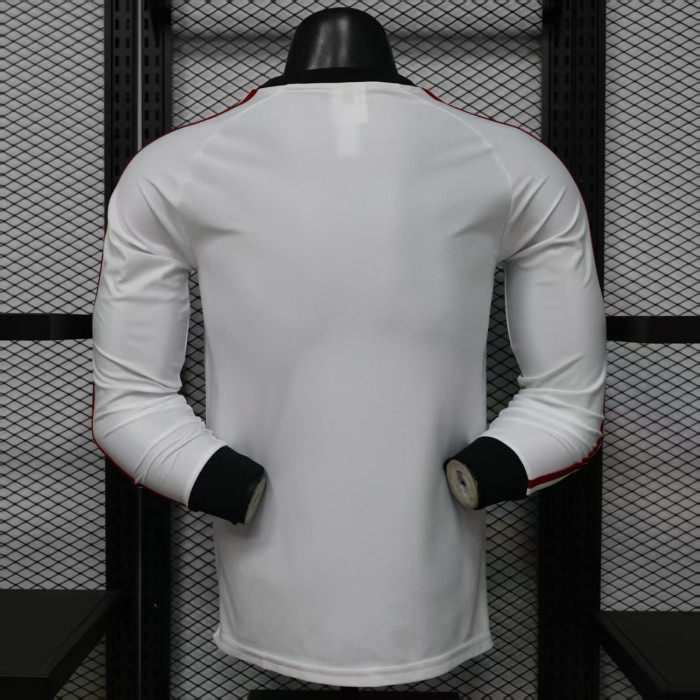 Long Sleeve 2026-2027 Manchester United White Original Soccer Jersey Football Shirt