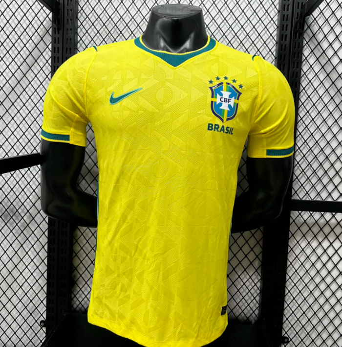 Player Version 2026 Brazil Home Soccer Jersey Brasil Camisetas de Futbol