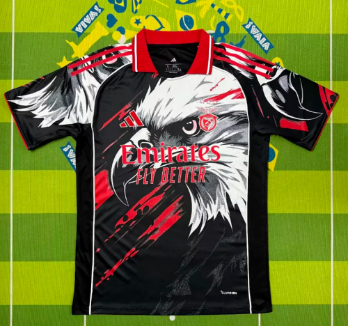 Fan Version 2026-2027 Benfica Black Eagles Soccer Training Jersey Football Shirt