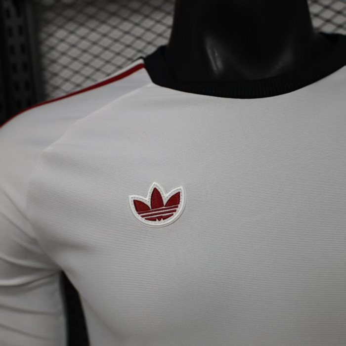 Long Sleeve 2026-2027 Manchester United White Original Soccer Jersey Football Shirt