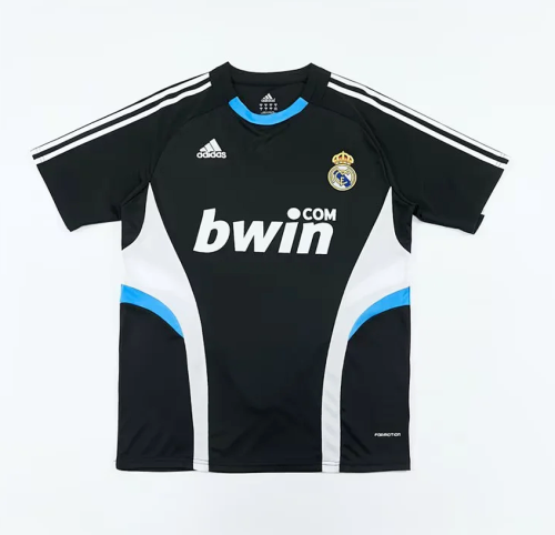 Retro Jersey 2008-2009 Real Madrid Black Soccer Training Jersey Vintage Football Shirt