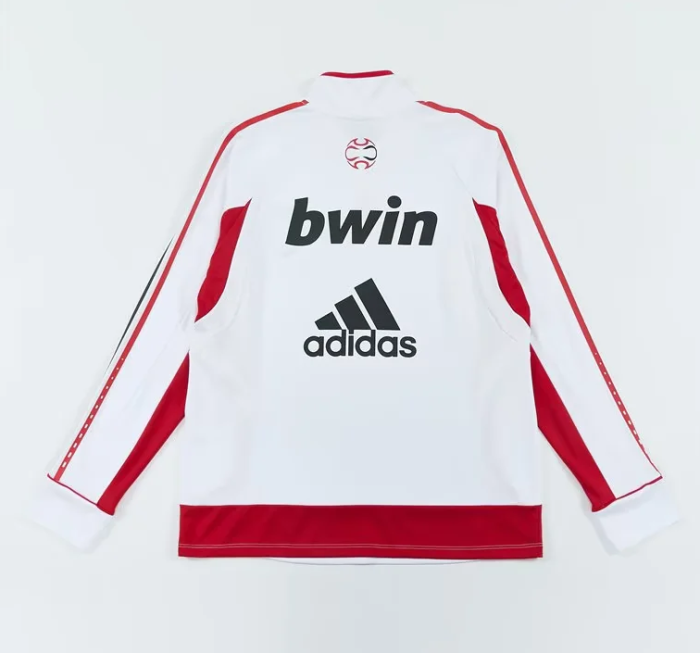 Retro Sweater 2006-2007 AC MILAN White Soccer Training Sweater Football Shirt