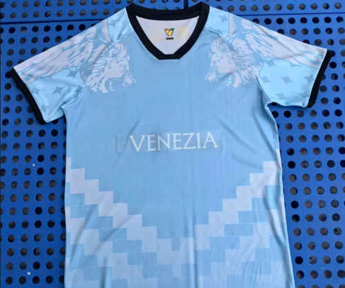 Fan Version 2026-2027 Venezia Fourth Away Blue Soccer Jersey Venice Football Shirt