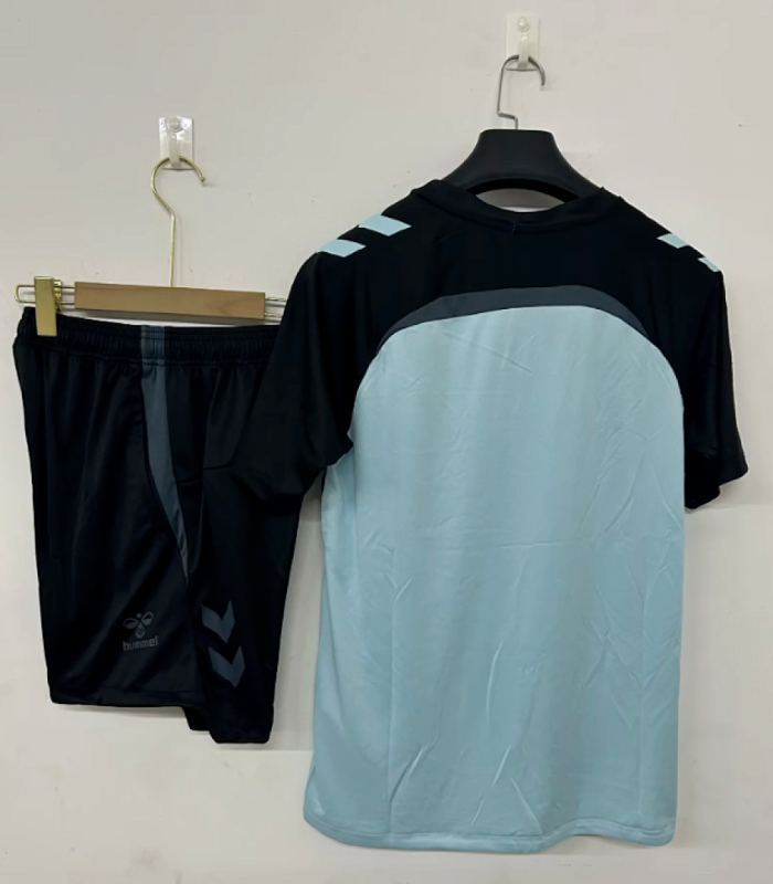 Adult Uniform 2026-2027 Sunderland Blue Soccer Training Jersey and Shorts Football Kits