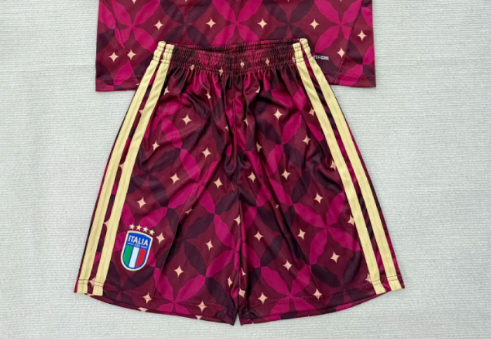 Fan Version 2026 Italy Red Goalkeeper Soccer Shorts Football Shorts