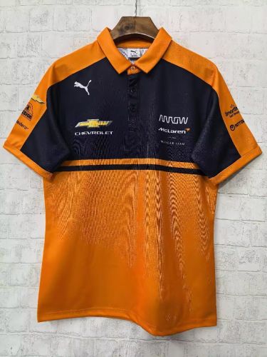 2026 Maclaren Black/Orange Shirt Racing Polo