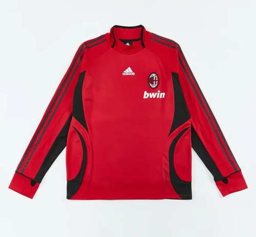 Retro Sweater 2006-2007 AC MILAN Red Soccer Training Sweater Football Shirt