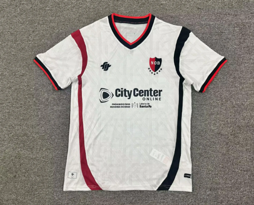 Fan Version 2026-2027 Newell's Old Boys Away White Soccer Jersey Football Shirt