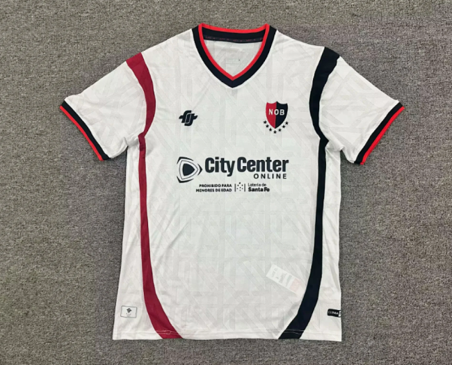Fan Version 2026-2027 Newell's Old Boys Away White Soccer Jersey Football Shirt