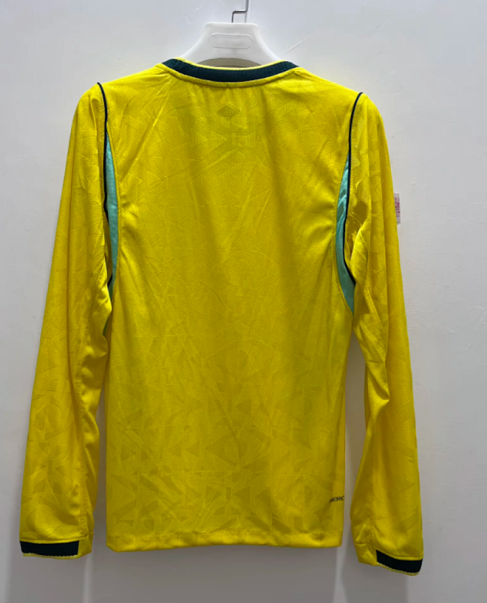 Long Sleeve Player Version 2026 Brazil Home Soccer Jersey Brasil Camisetas de Futbol
