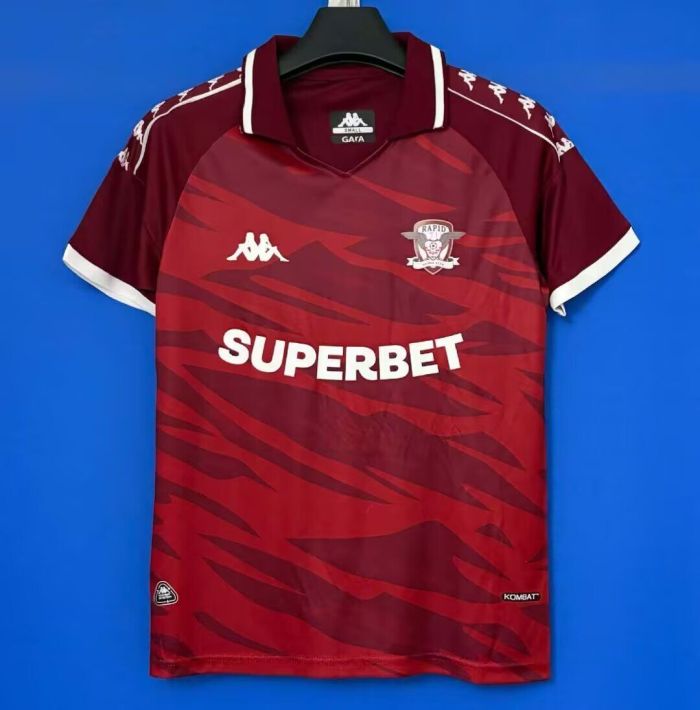 Fan Version 2026 FC Rapid București Home Soccer Jersey FC Rapid Bucuresti Football Shirt