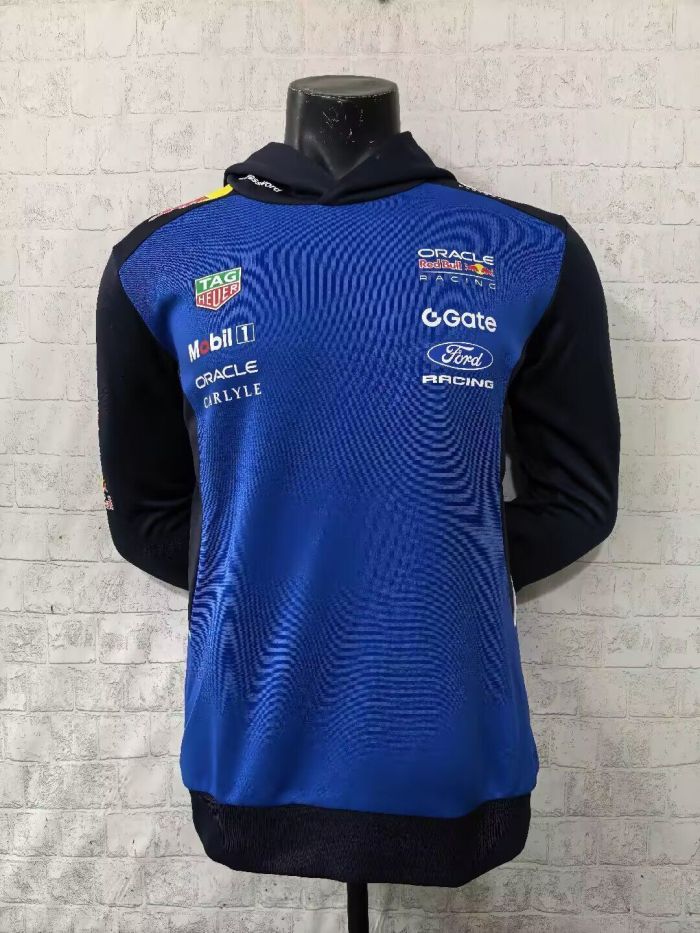 2026 Red Bull Blue/Black Sweater Racing Hoody