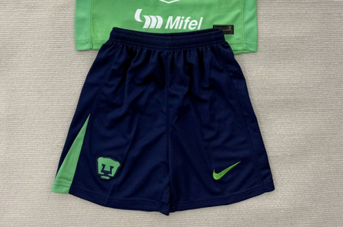 Fan Version 2026 Pumas Third Away Green Soccer Shorts Football Shorts