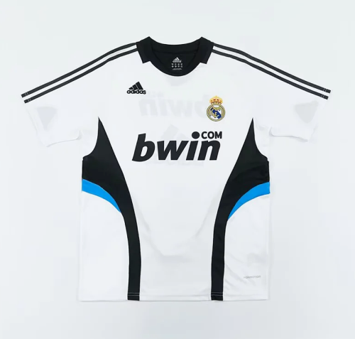 Retro Jersey 2008-2009 Real Madrid White Soccer Training Jersey Vintage Football Shirt