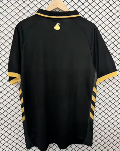 Fan Version 2025-2026 Malaga Black Retro Model Soccer Jersey Football Shirt